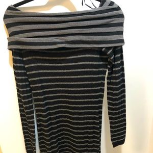 Guess off shoulder sweater dress size small